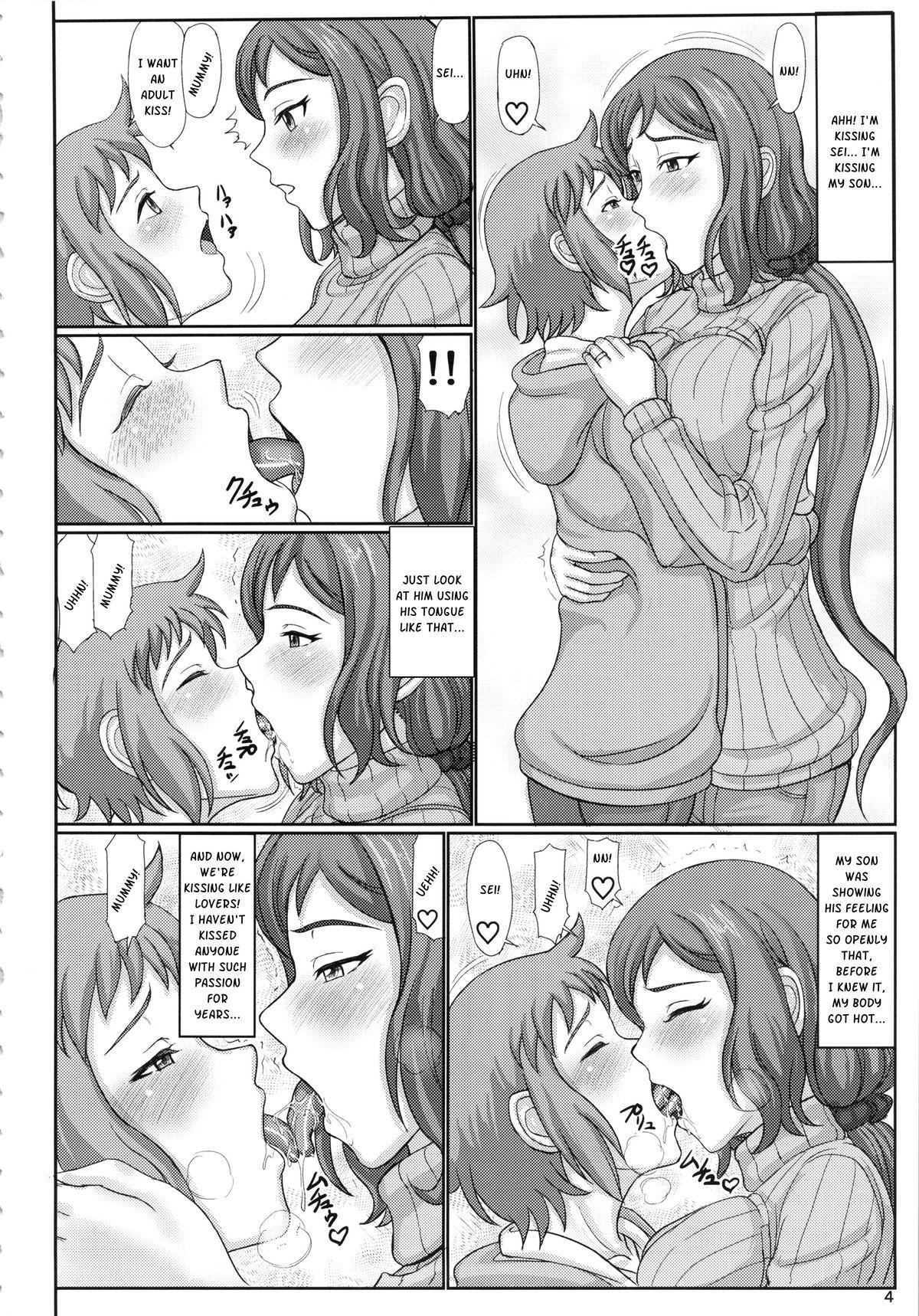 Free Petite Porn Haha Netori Mokei-ya no Mama Tenchou - Gundam build fighters Gay Natural - Page 3