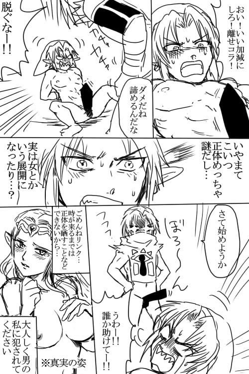 Fucking Link to Zelda ga Jun Ai Ecchi suru Manga - The legend of zelda Gang - Page 6