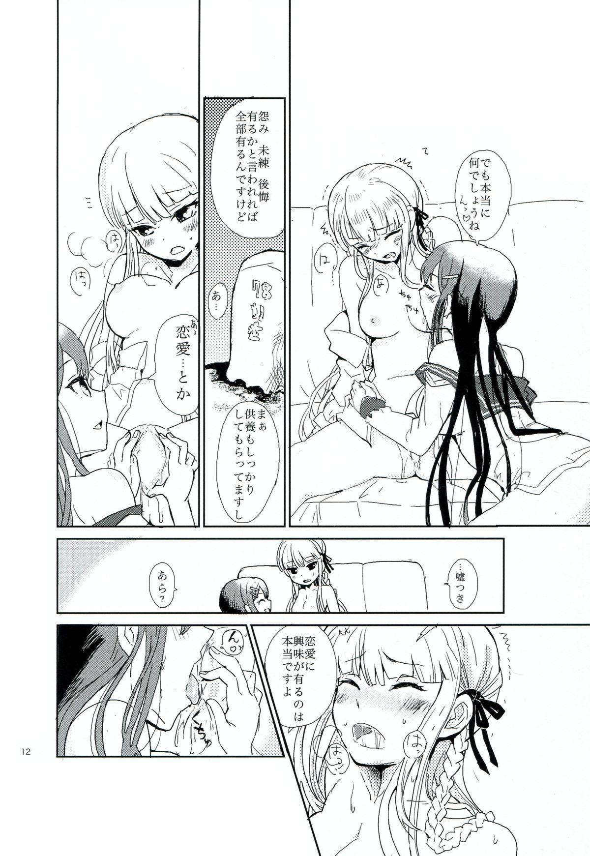 Nice Ass Hana no Nemoto de Machiawase - Danganronpa Masturbating - Page 11