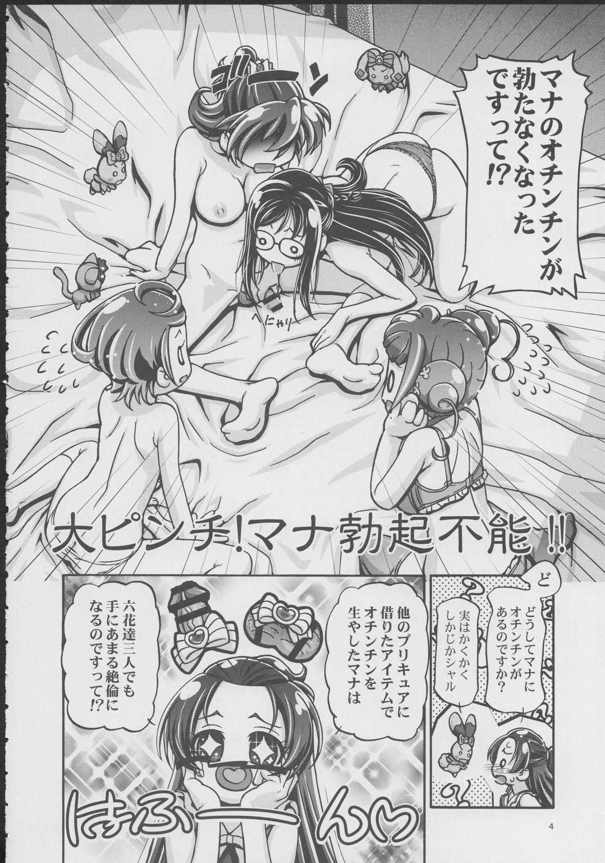 Leite DokiDoki! Punicure III - Dokidoki precure Beauty - Page 3