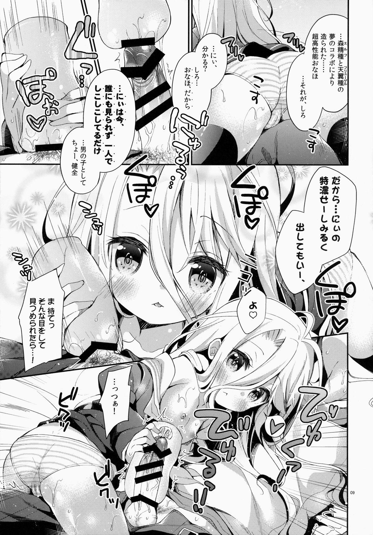 Sapphicerotica "Shiro... Kyou kara Kodomo Onaho ni, Naru" - No game no life Fantasy Massage - Page 8
