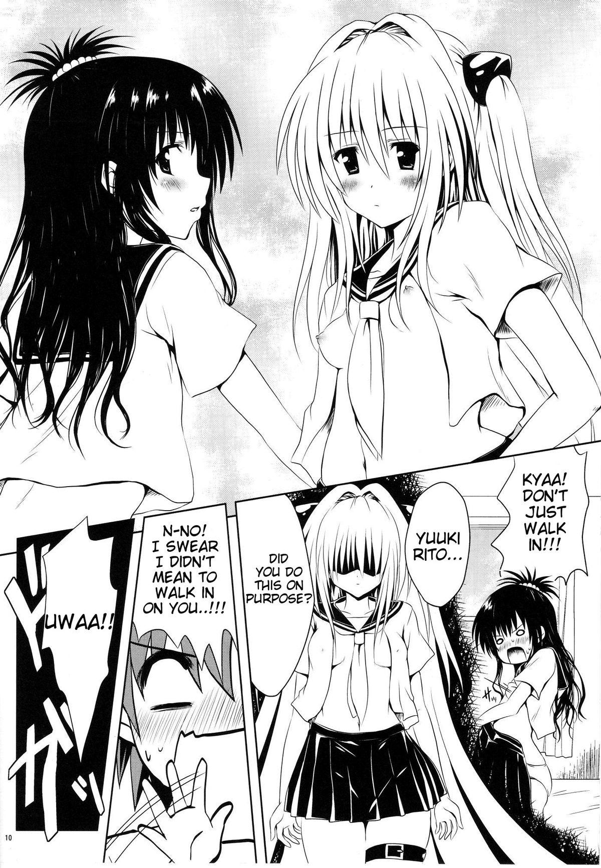 Slapping Mikan to Osoroi ga Iidesu - To love ru Pussysex - Page 10