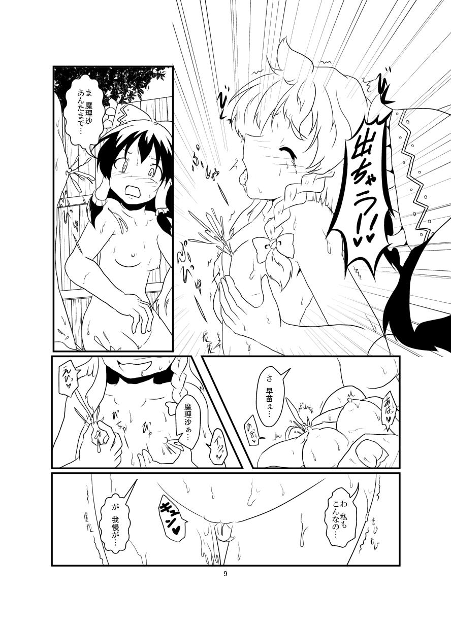 Porno レイマリサナ温泉事件簿 - Touhou project Ex Girlfriends - Page 9