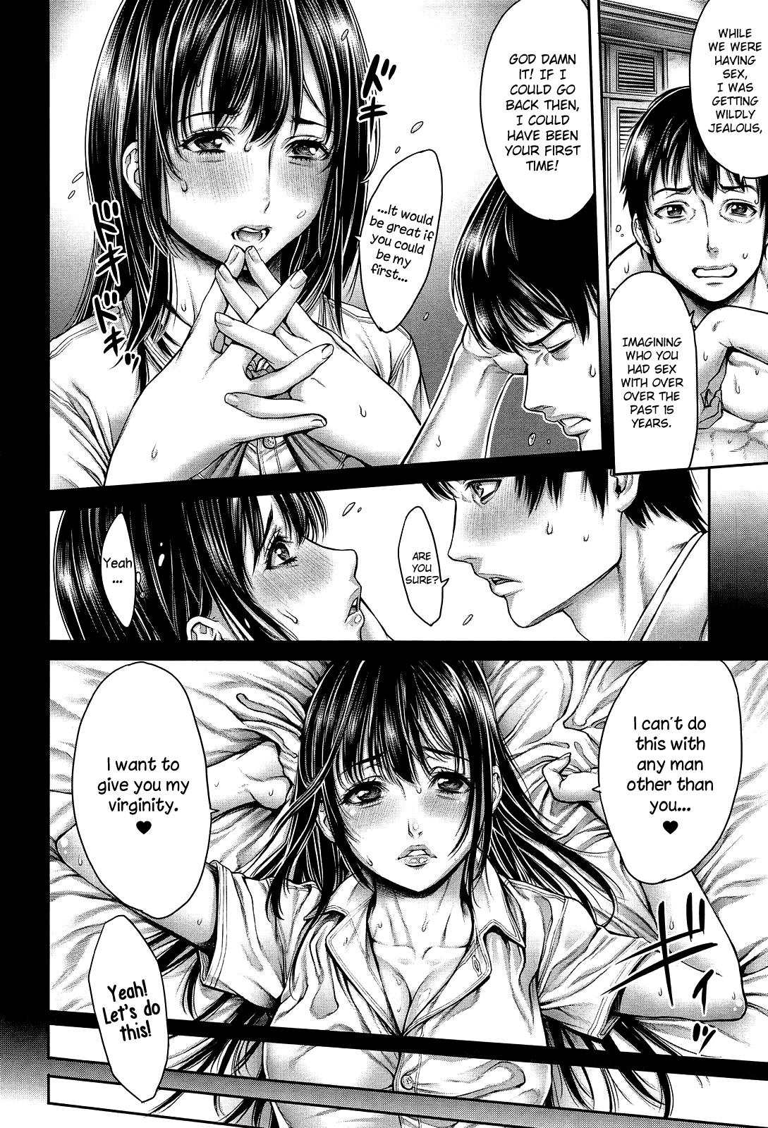 Jizz [Okayusan] Omoide Shasei ~ Chuugaku Jidai ni Suki Datta Anoko to Saikai ~ | Ejaculation Memory (COMIC Anthurium 012 2014-04) [English] {Batman} Cum - Page 32