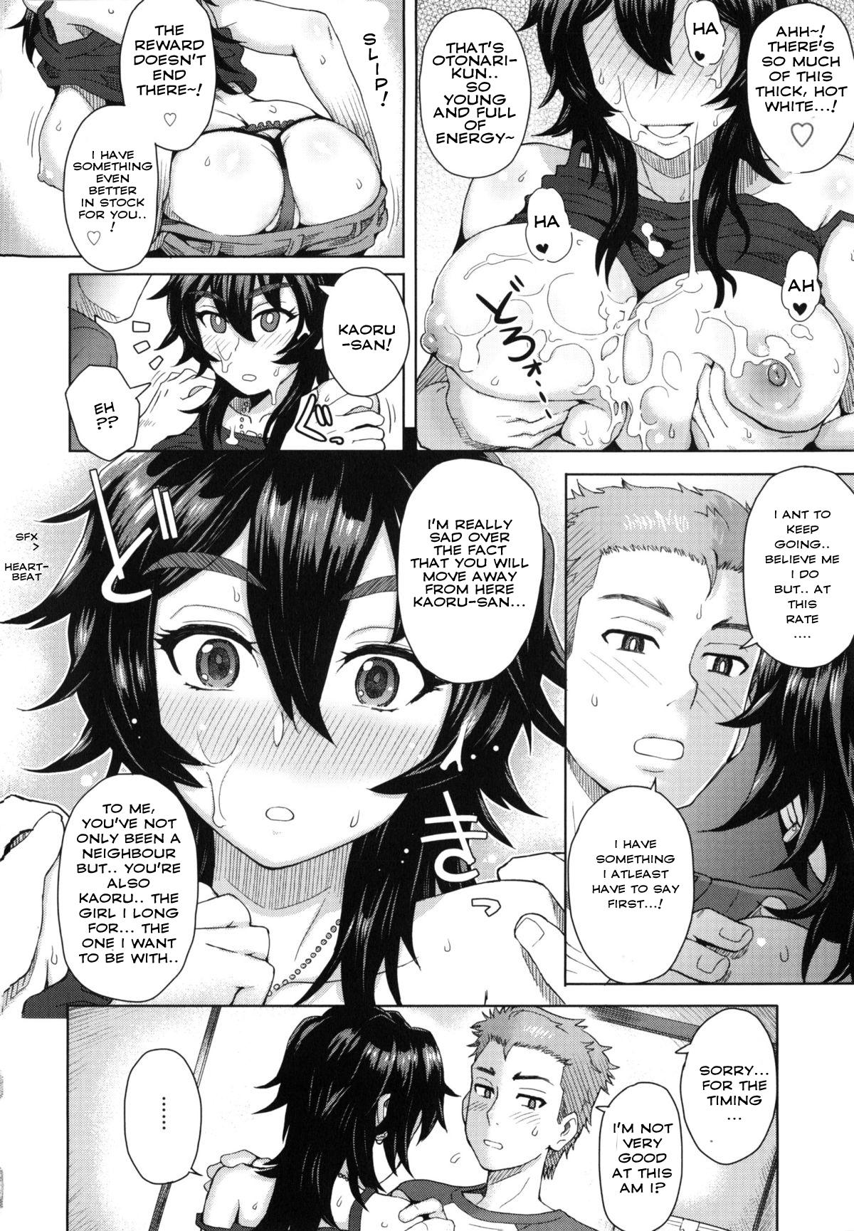 Oral Sex Tonari no Onee-san no Hikkoshi Jijou | The Day the Young Girl Next Door Moved Amature - Page 8