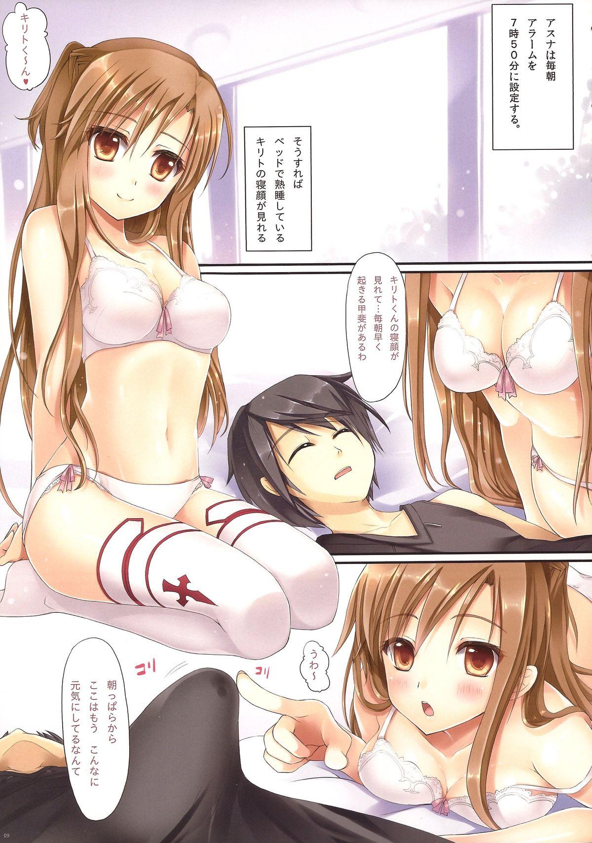 Free Rough Porn Asuna ni 100% Nama Nakadashi Shimasu - Sword art online Asslick - Page 8