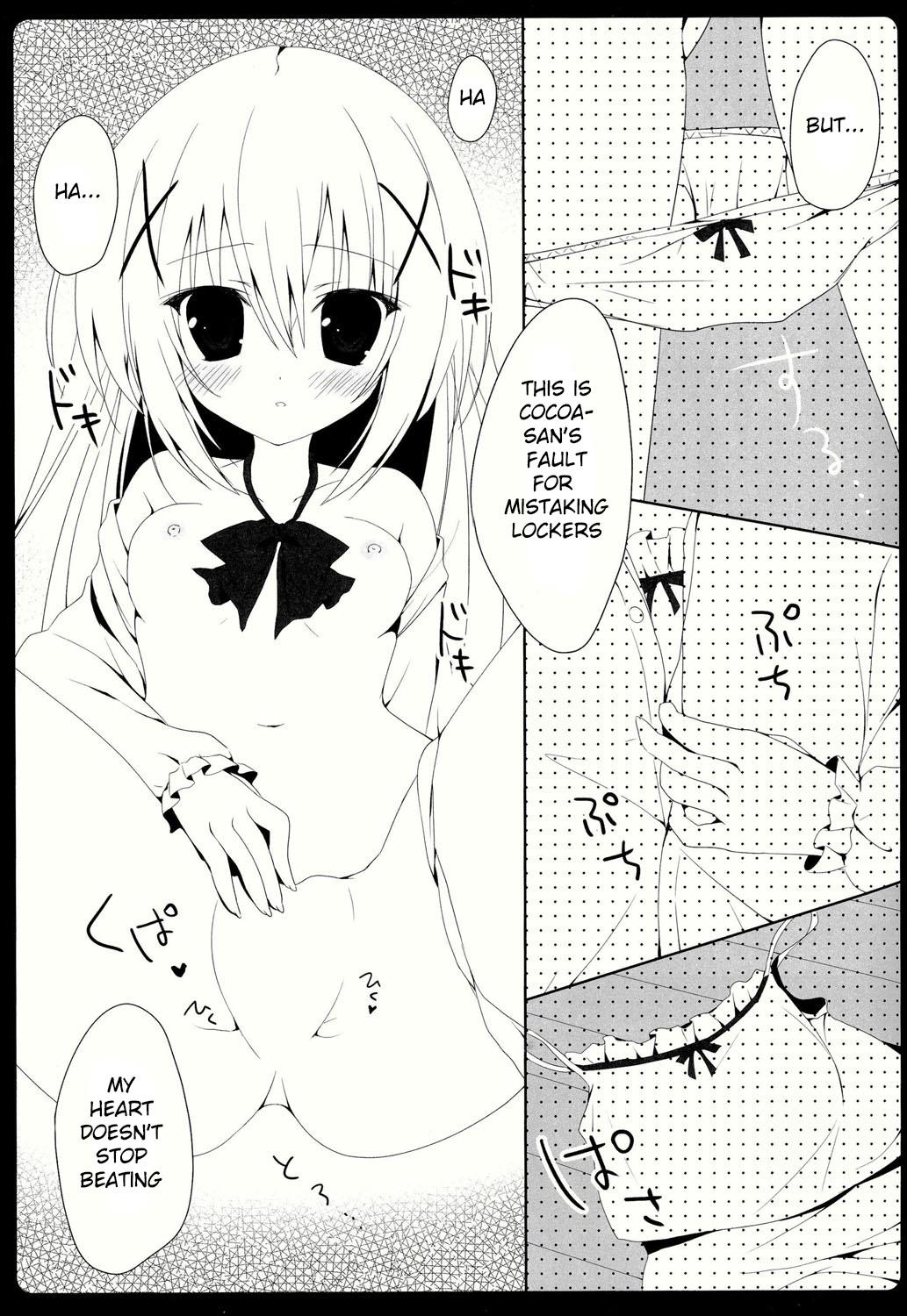Small Boobs Cocochino - Gochuumon wa usagi desu ka Teenfuns - Page 6