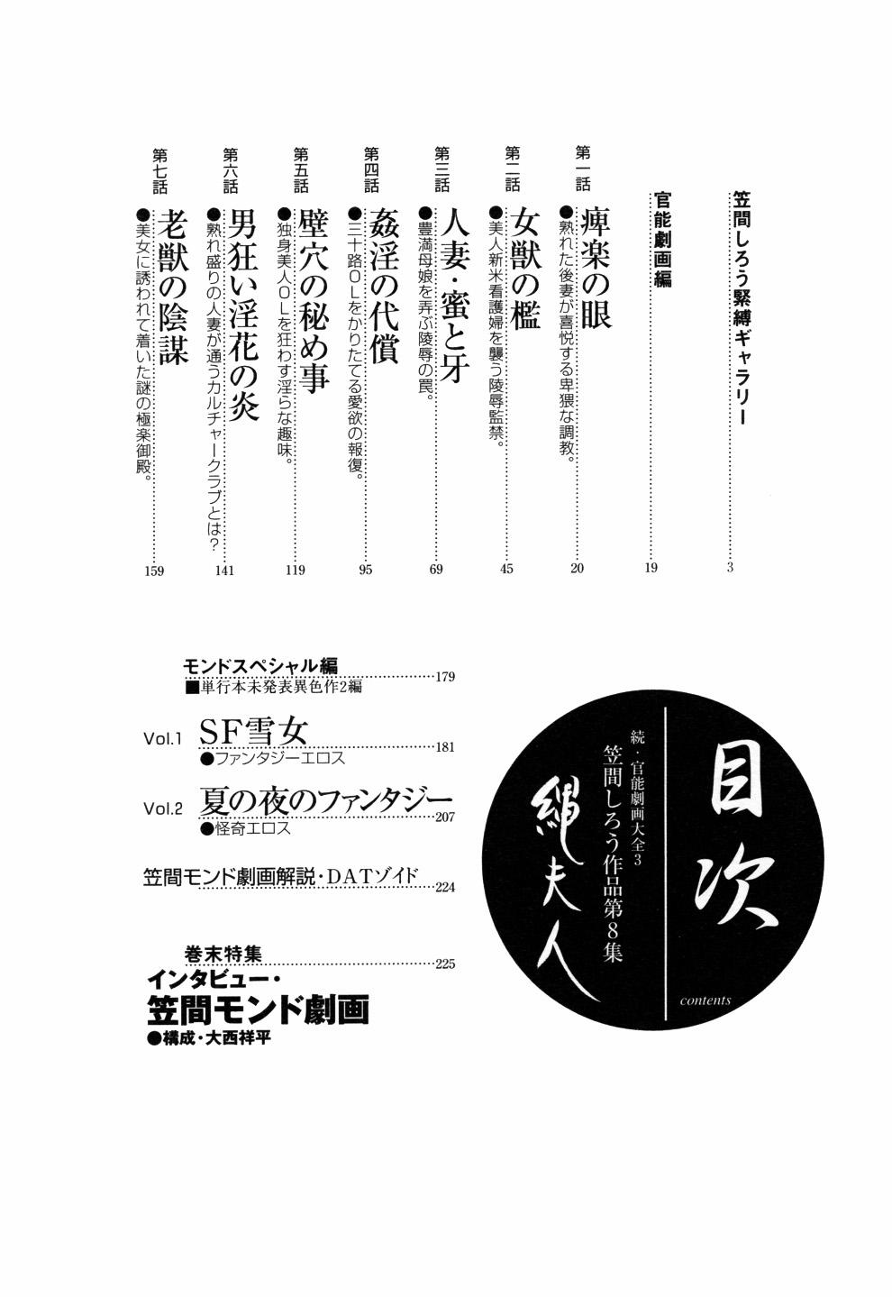 Kasama Shirou Sakuhin Vol. 6 Nawa Fujin 8