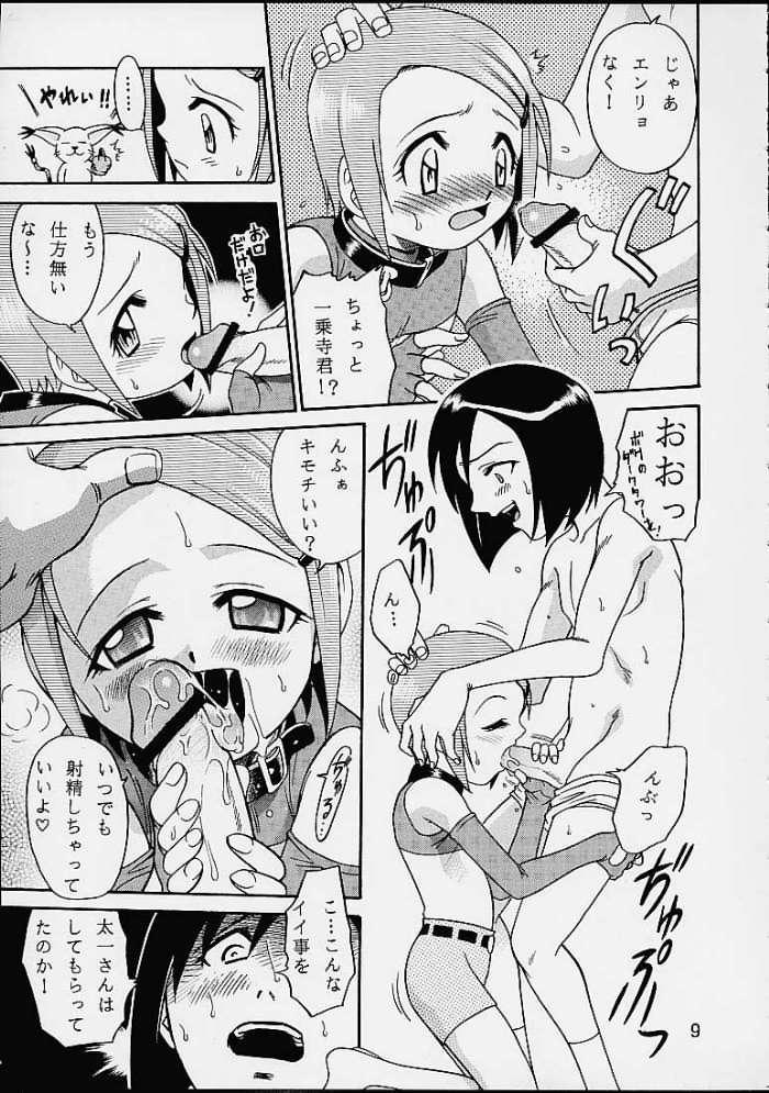 Blowing Yagami-san Chino Katei Jijou - Digimon adventure Freaky - Page 8