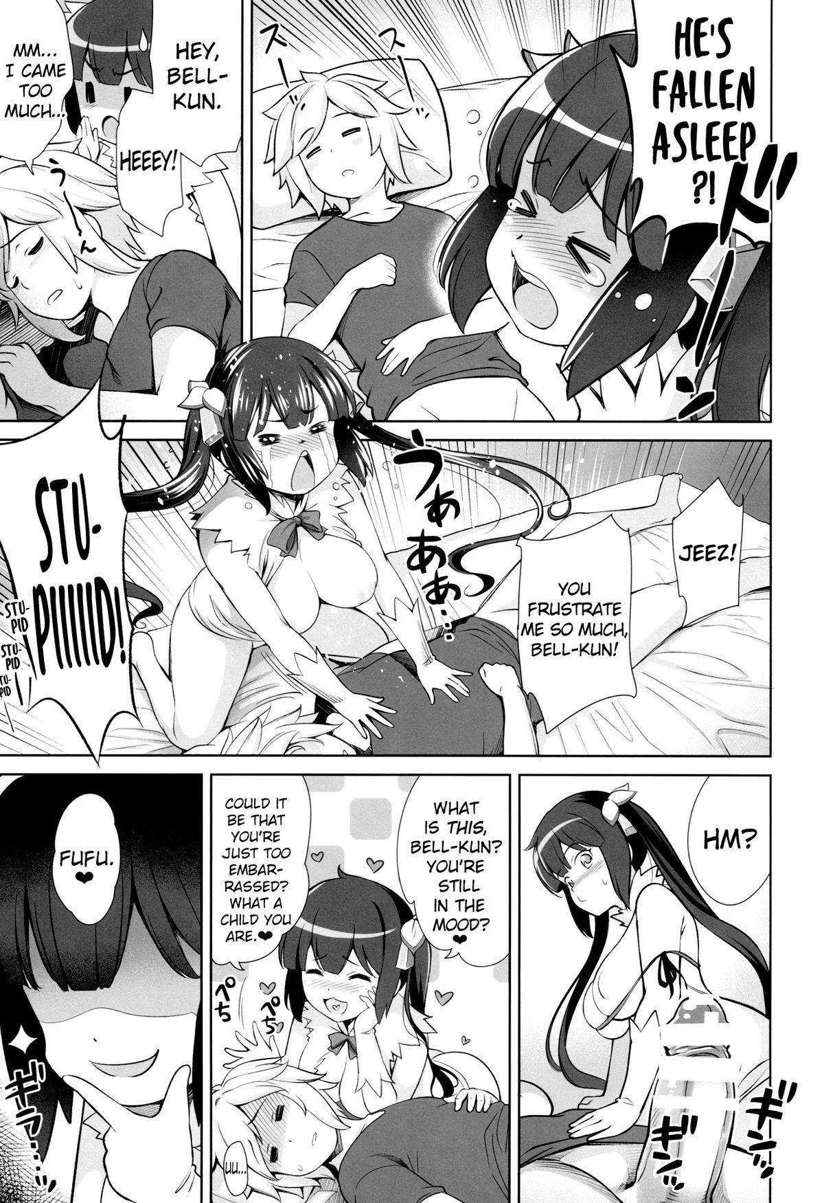 Tranny Porn Rei no Kami | Custom of God - Dungeon ni deai o motomeru no wa machigatteiru darou ka Amatur Porn - Page 10