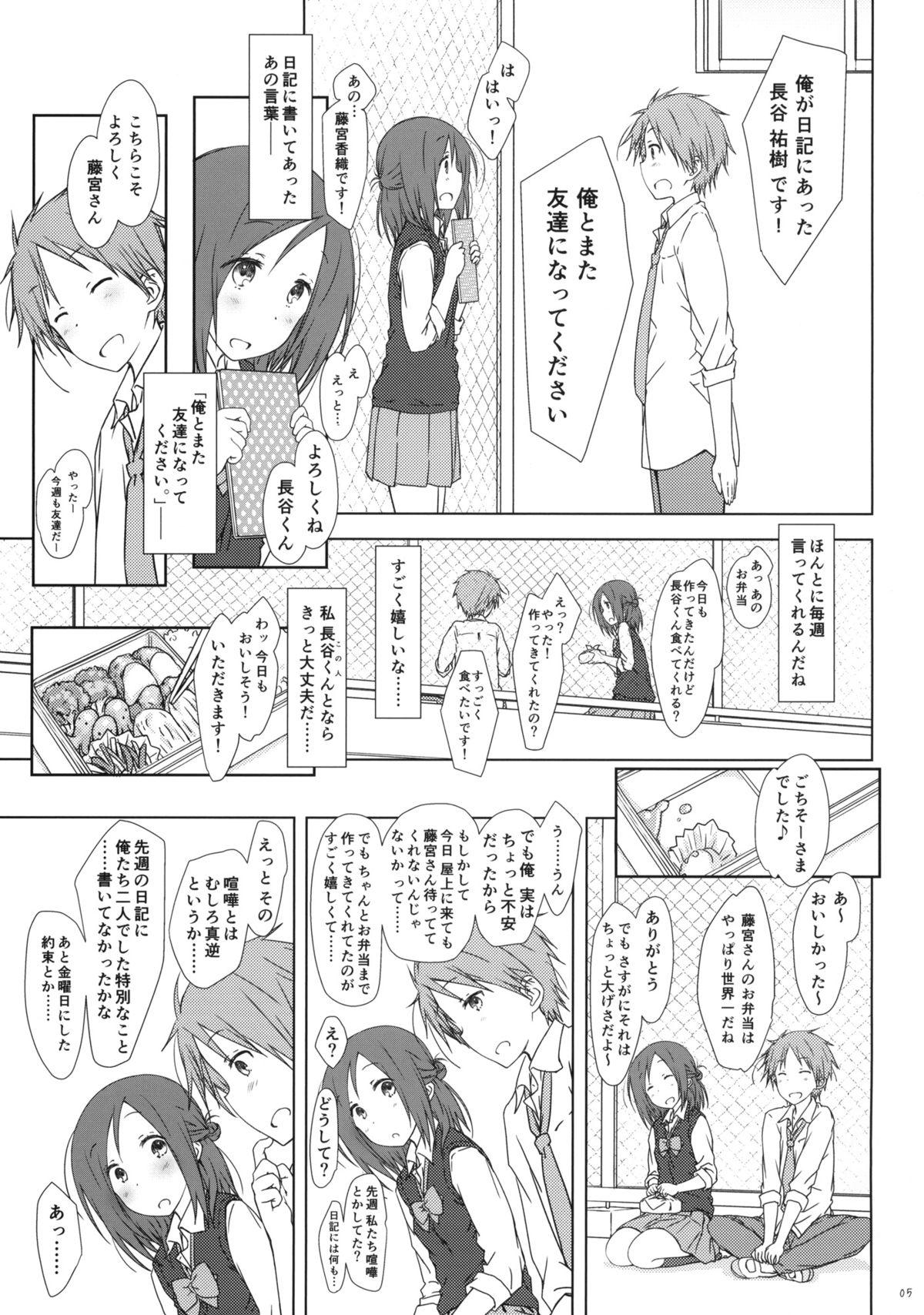 Brother Sister "Tomodachi to no Sex no Tsuzuki no sorekara." + Paper - One week friends Freaky - Page 4