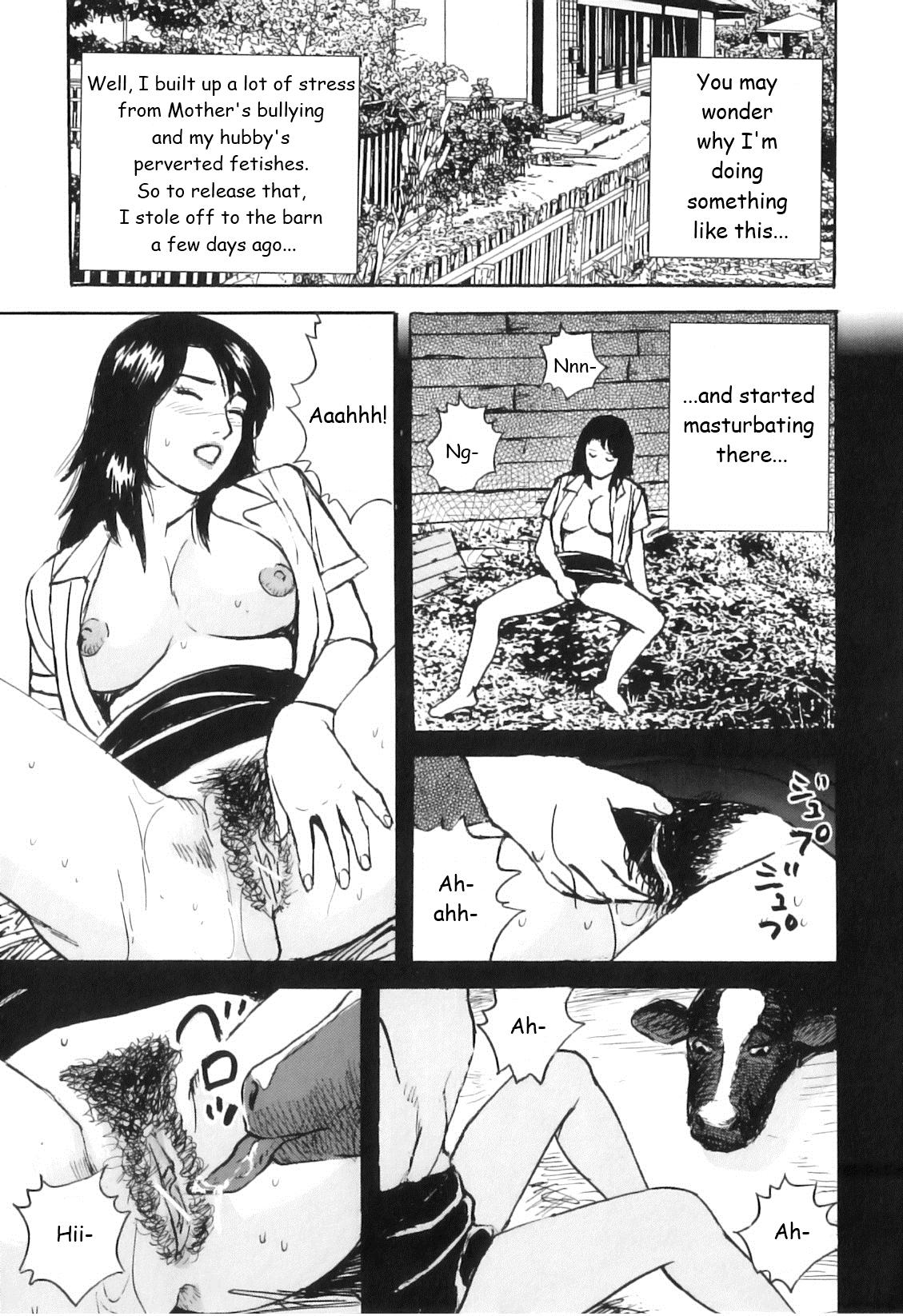 Bigdick Ushi to Nouka no Yome | The Cow and the Farmer's Wife Jocks - Page 7