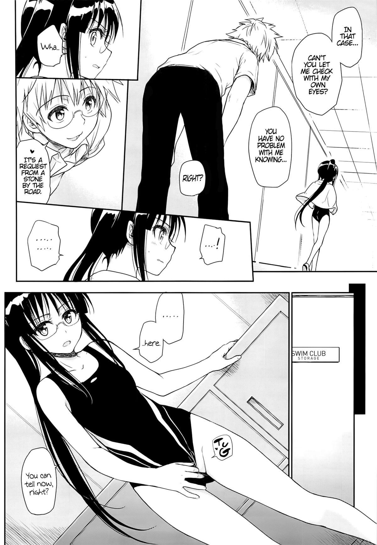 Big Penis Megane no Yoshimi R - Nisekoi Dildo Fucking - Page 7