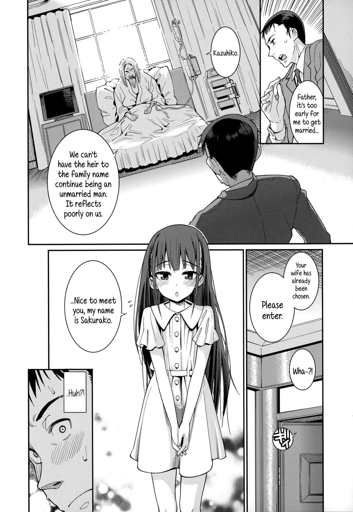 Hard Fucking Osanazuma to Issho | My Young Wife And I Stepmother - Page 9