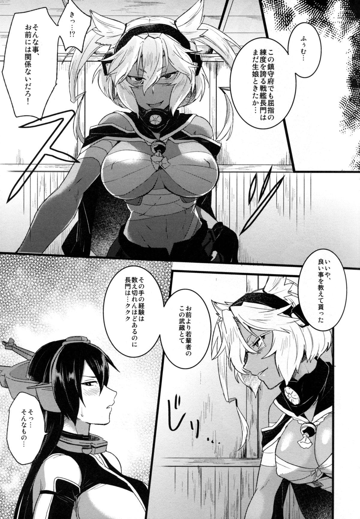 18yearsold Musashi x Nagato Anthology 「Beast Emotion」 - Kantai collection Mexican - Page 11