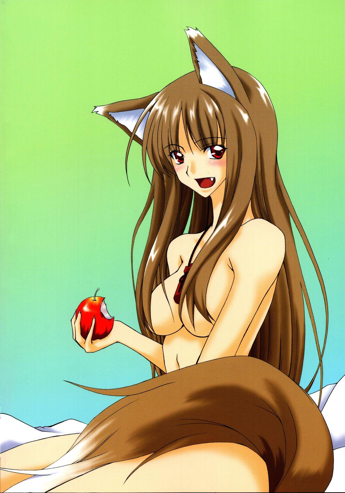 Mask Ringo to Ringo - Spice and wolf Licking Pussy - Page 2