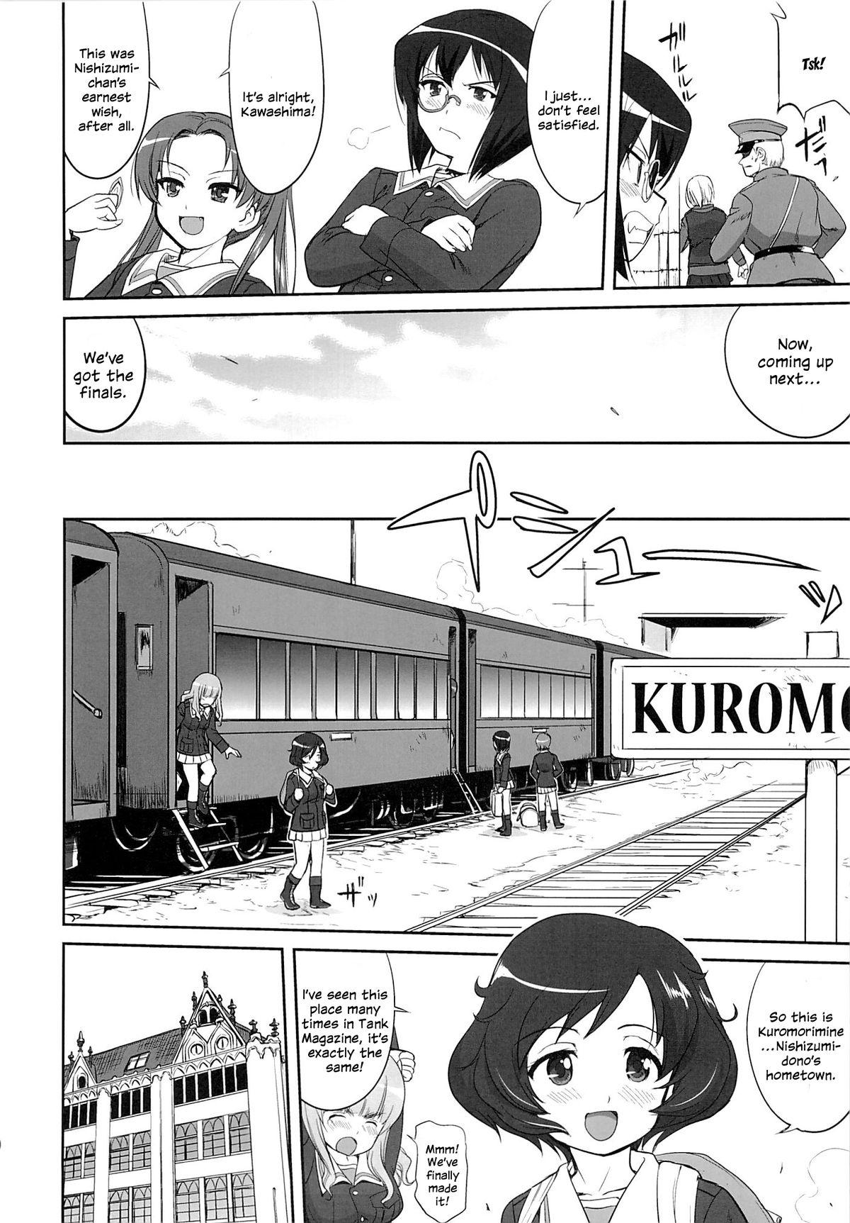 Cocks Yukiyukite Senshadou Kuromorimine no Tatakai - Girls und panzer Humiliation Pov - Page 9