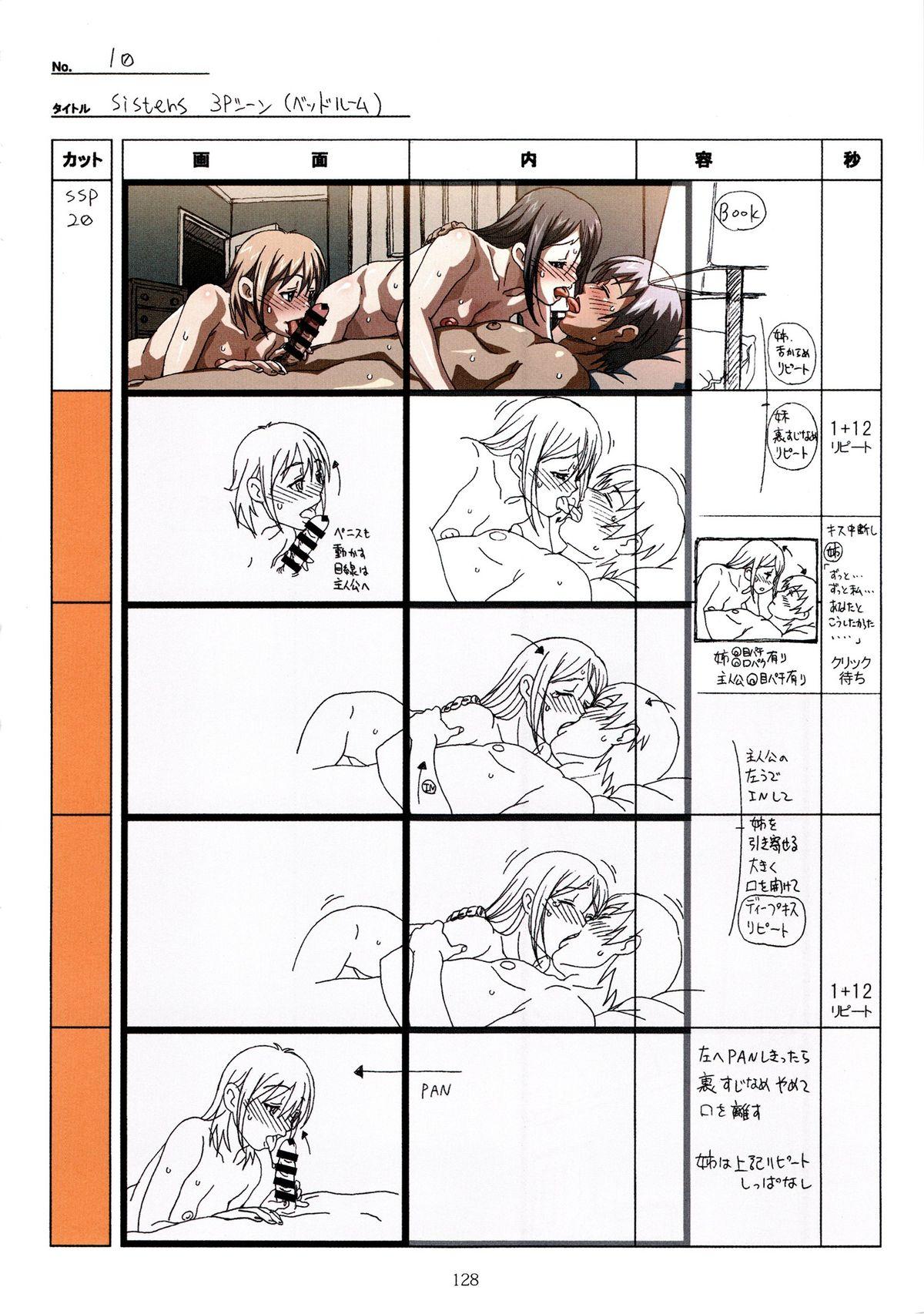 (C89) [Makino Jimusho (Taki Minashika)] SISTERS -Natsu no Saigo no Hi- H Scene All Part Storyboard (SISTERS -Natsu no Saigo no Hi-) 127