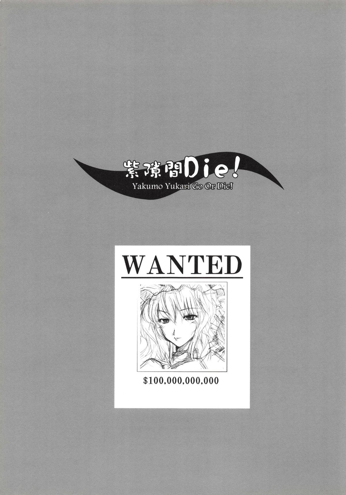 Hard Core Sex 紫隙間Die! - Touhou project Ass Fucked - Page 3