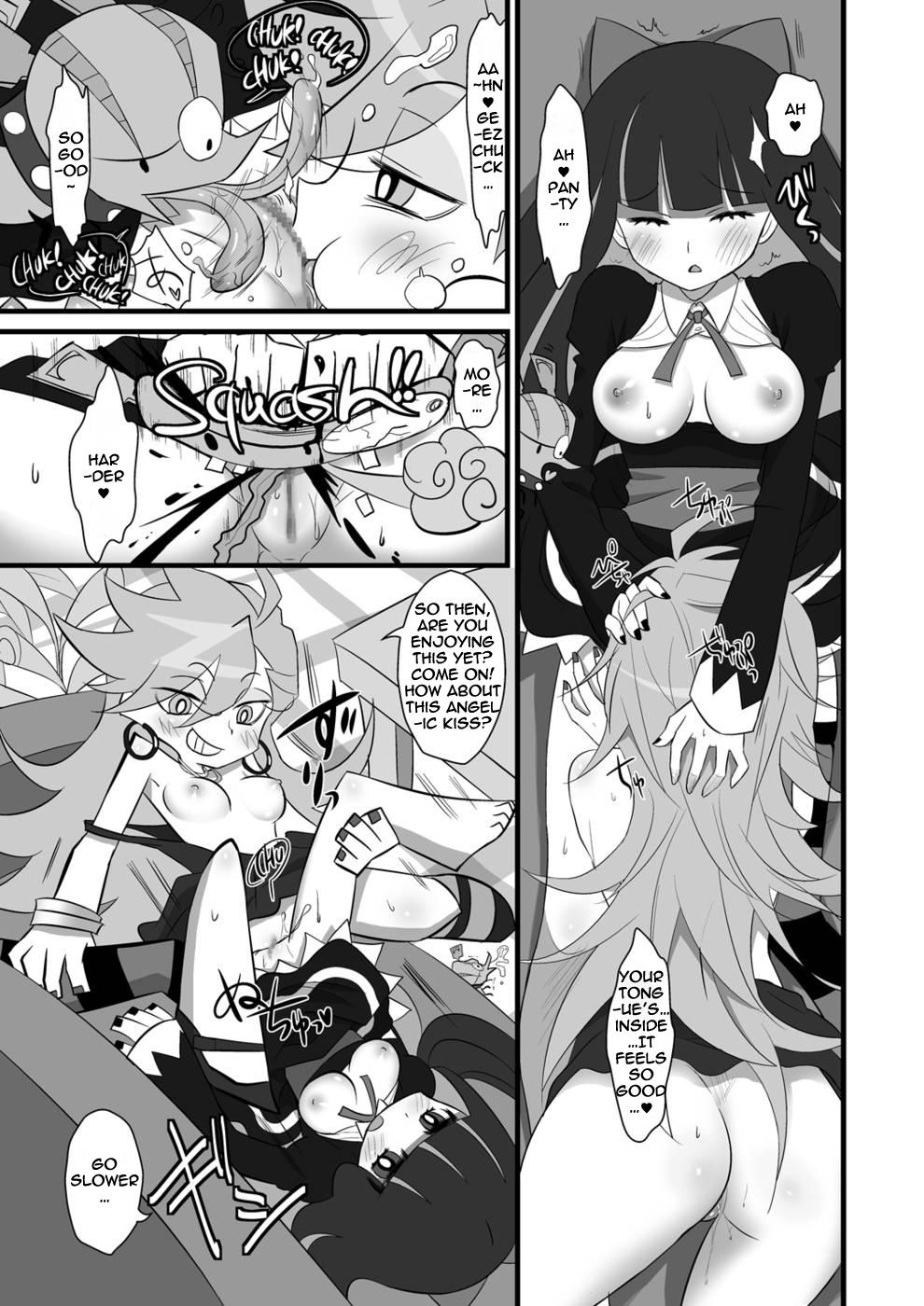 Stretching Chu Chu Les Play - lesbian play - Panty and stocking with garterbelt Domina - Page 13