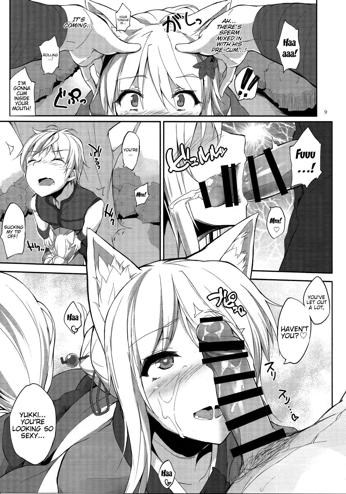 Tease Tenko no Chichigami-sama San - Dog days Gay Amateur - Page 8