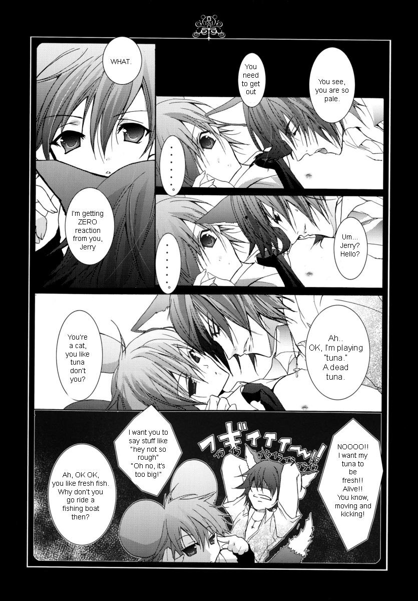 Lez Neko ni Nezumi ga Kamitsuita - The Rat Bit to the Cat. - Tom and jerry Blowjob - Page 7