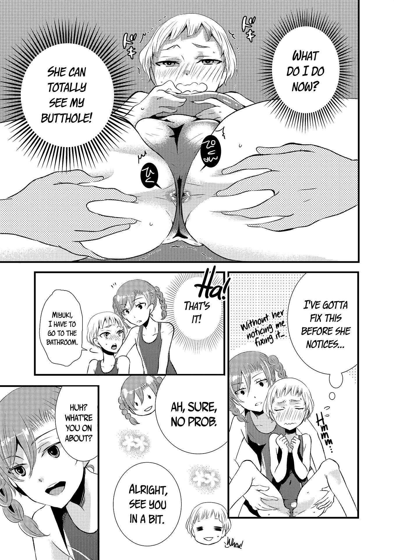 4some Miyuki Senpai To | Learning from Miyuki Tiny Titties - Page 5