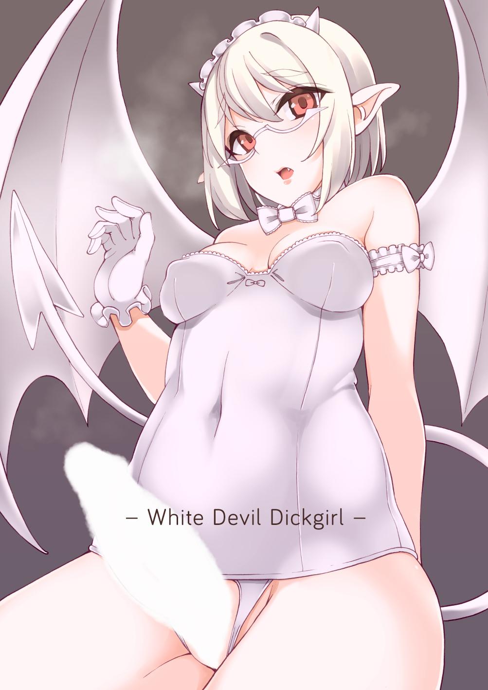Shiro Futa Devil | White Devil Dickgirl 0