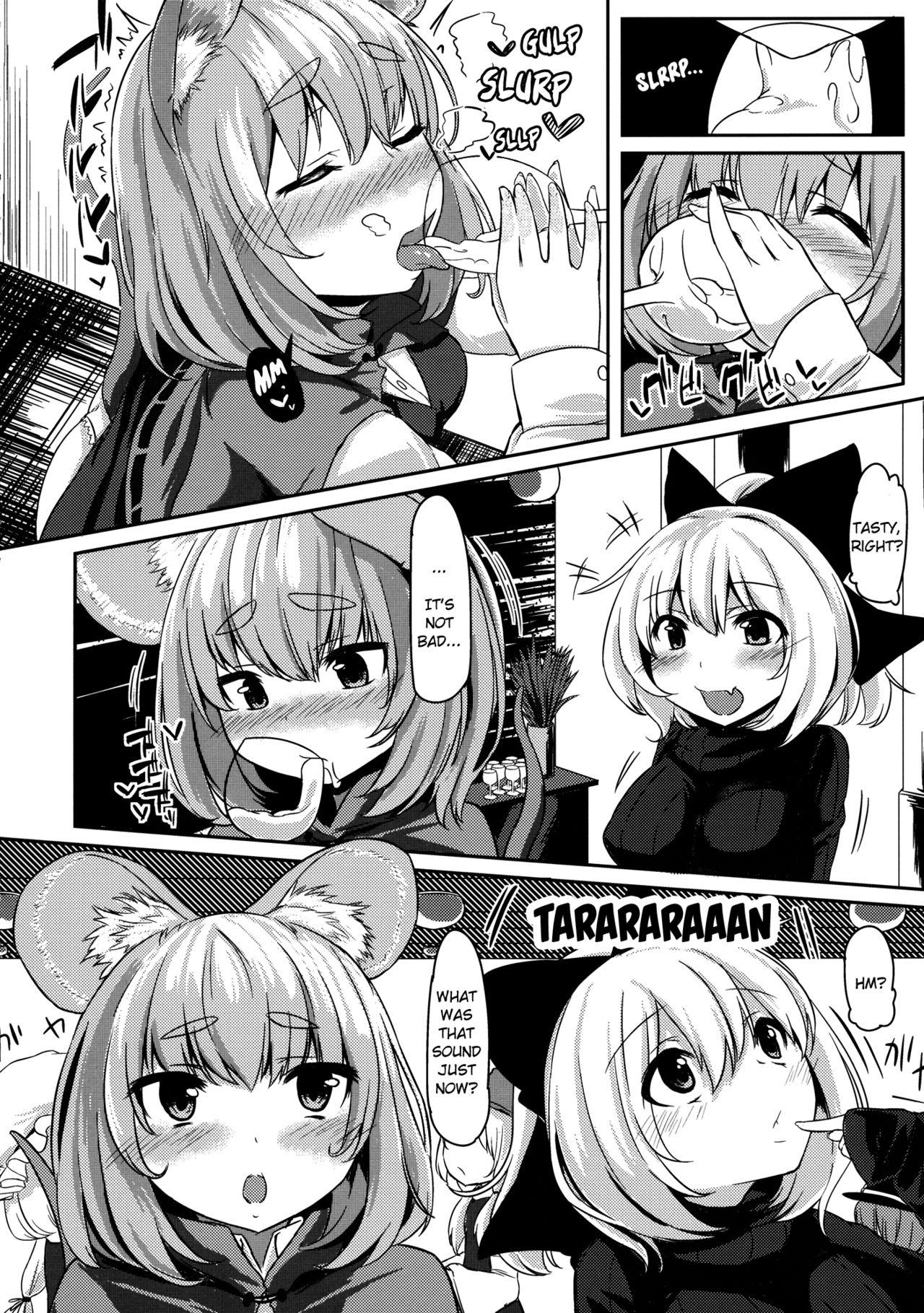 Climax Gourmet Nazrin to Harapeko Semen - Touhou project Fake - Page 9