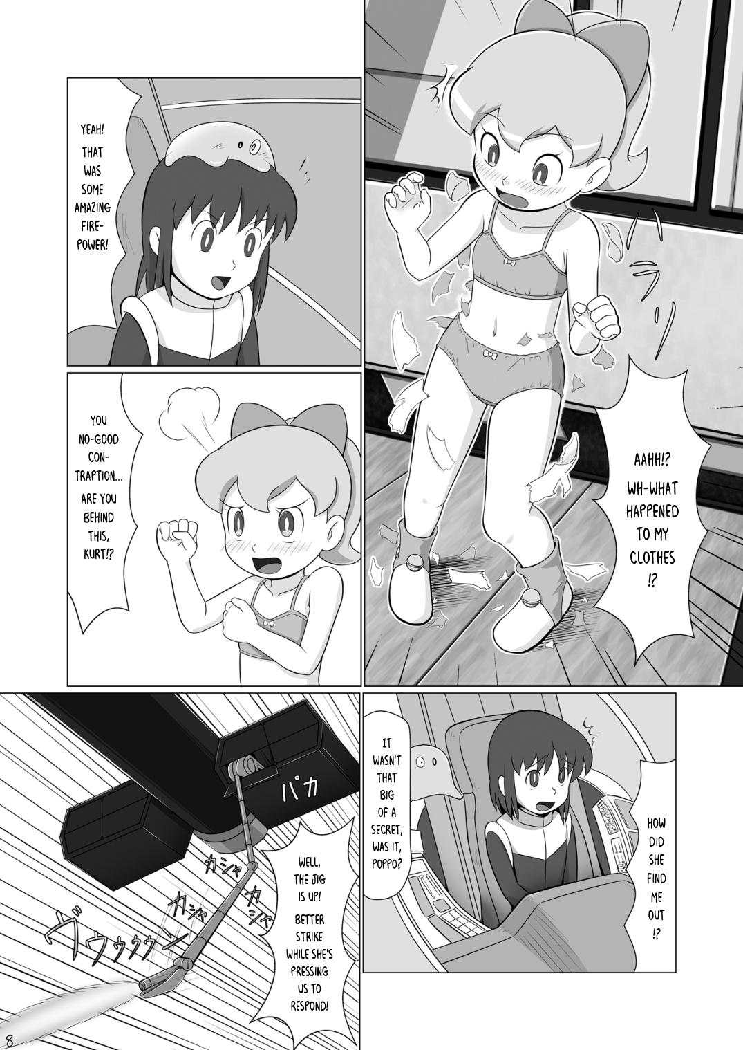 Soapy Massage Ginger-chan Kiki Ippatsu - Doraemon Amateur Porno - Page 7