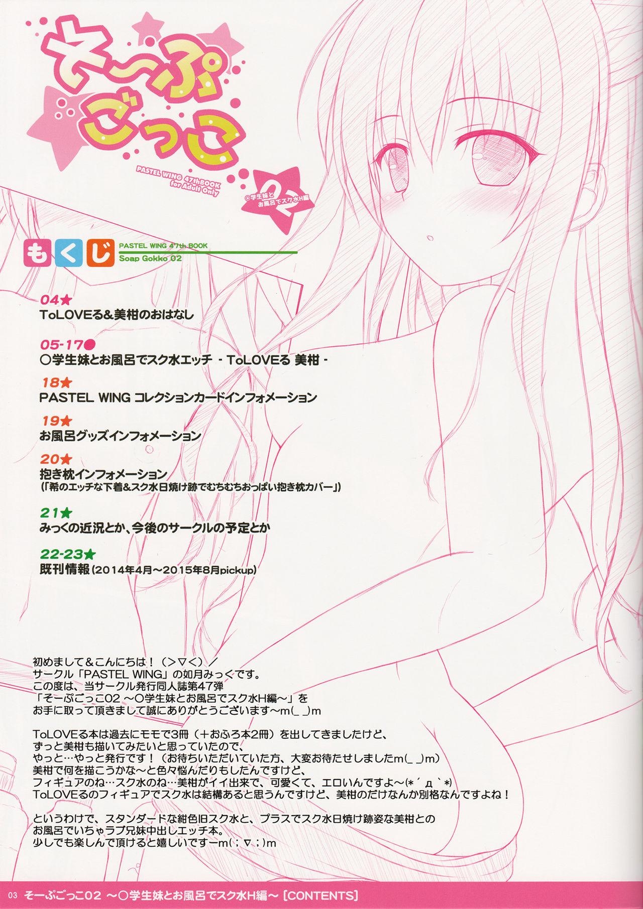 Bigcock Soap Gokko 02 - To love-ru Free Blowjobs - Page 3