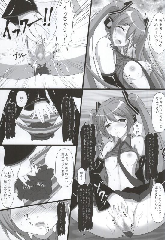 Petite Porn Jigyaku no Utahime - Vocaloid Sex - Page 7