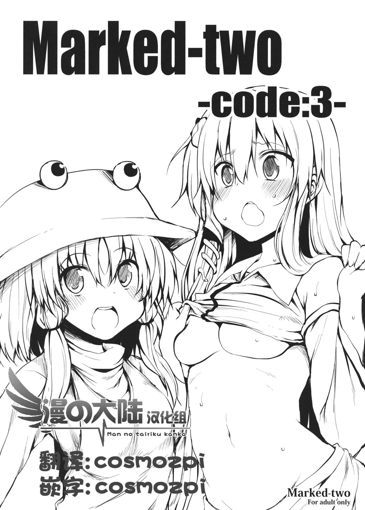 (Reitaisai SP2) [Marked-two (Maa-kun)] Marked-two -code:3- (Touhou Project) [Chinese] [漫之大陆汉化组] 0