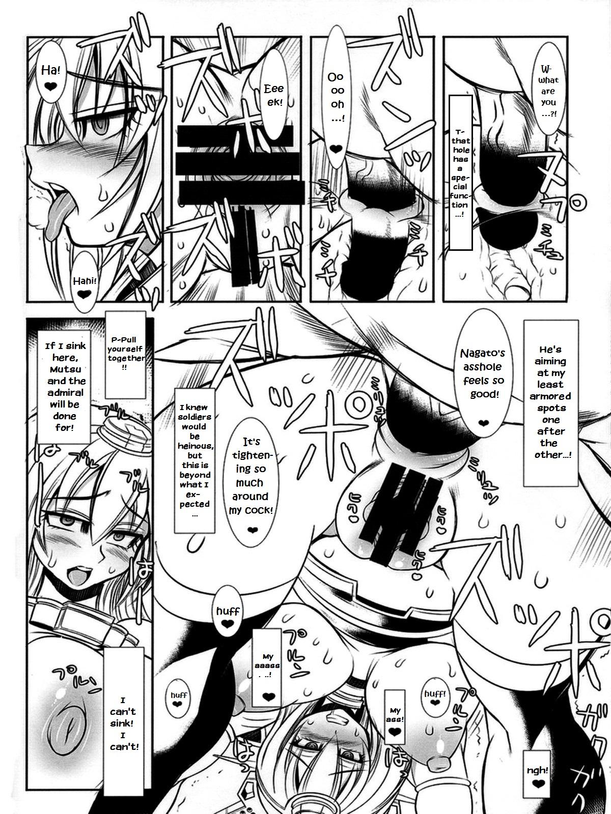 Bucetuda Kangoku Senkan Nagato | Prison Battleship Nagato - Kantai collection Masturbation - Page 7