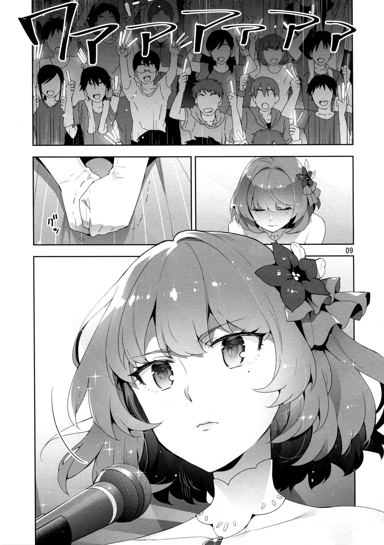 Throatfuck Cinderella, Hadashi no Megami - The idolmaster Banho - Page 9