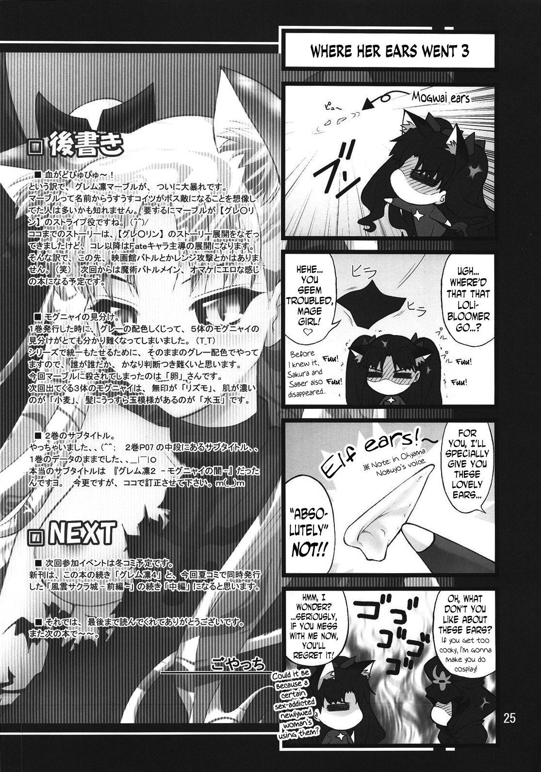 Cumswallow Grem-Rin 3 - Fate stay night Coroa - Page 24