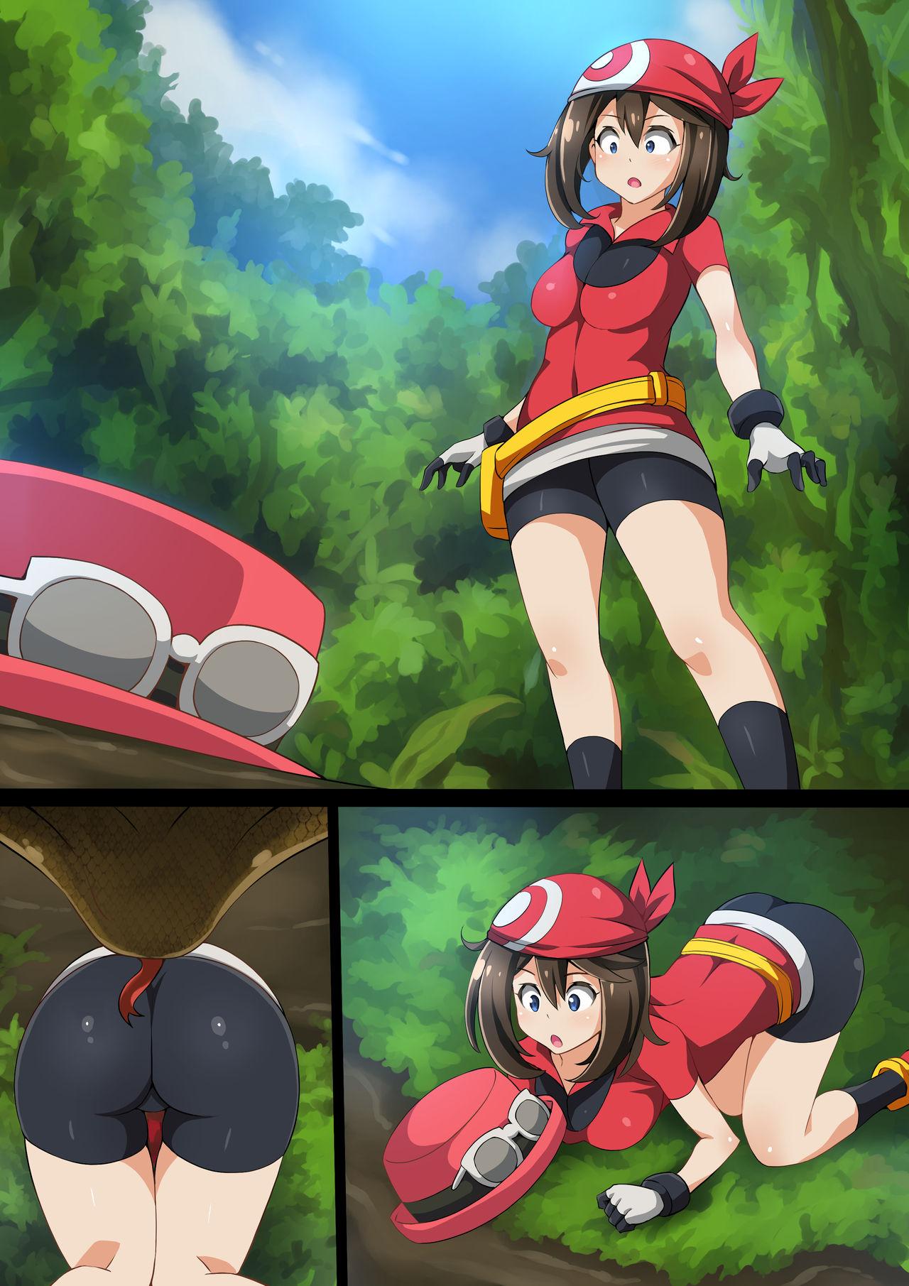 Celebrity Nudes Hell Of Swallowed: Serena VS Anaconda - Pokemon Bubble Butt - Page 32