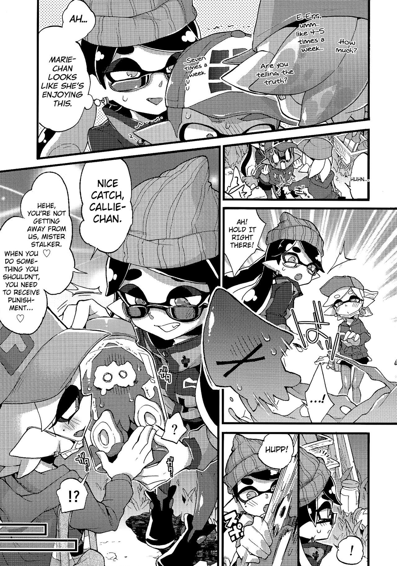 Skype Rironjou 3-patsu made nara Taeraremasu. - Splatoon Hot Cunt - Page 8