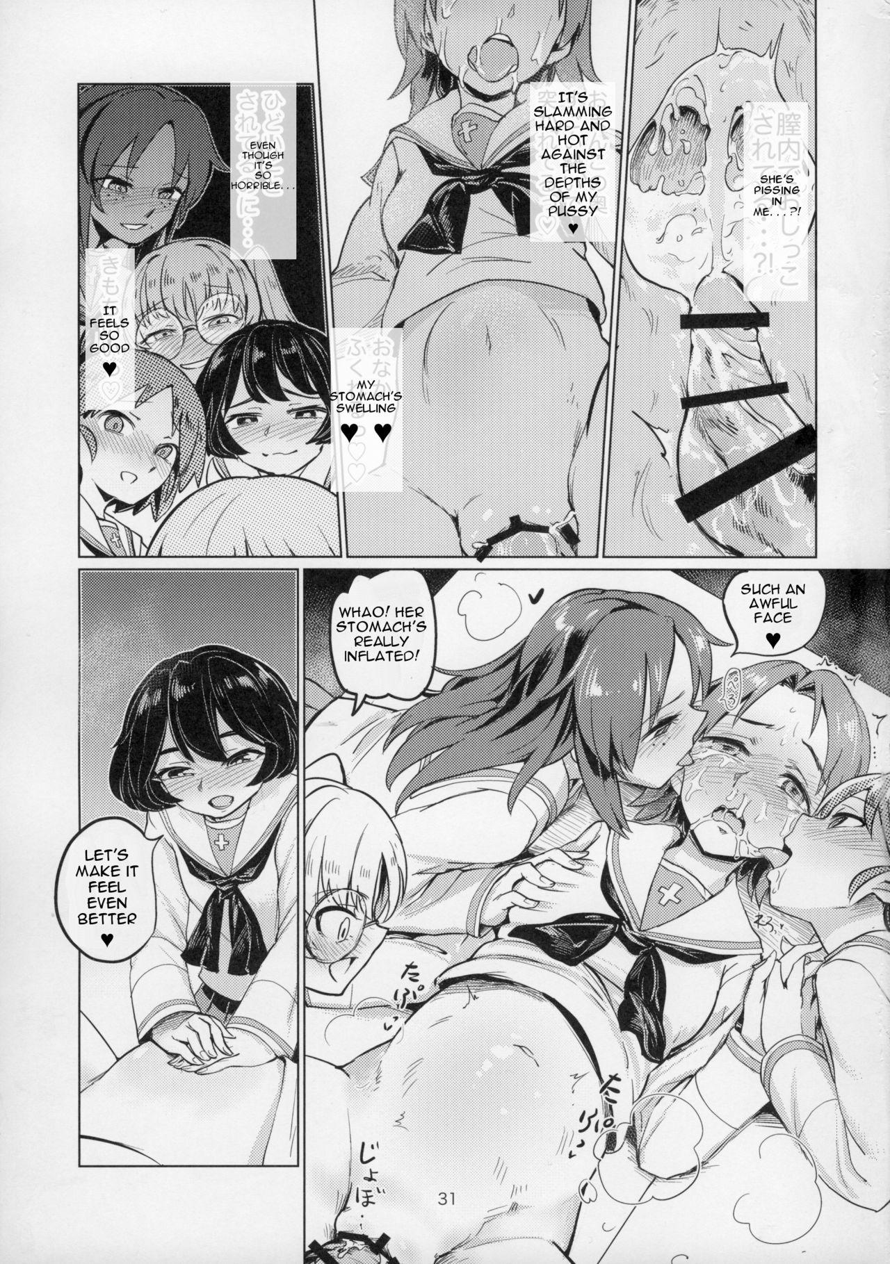 (C91) [Yakitate Jamaica (Aomushi)] Sawakan - Futanari Usagi-san no Sawa Azusa Kairaku Choukyou Hon (Girls und Panzer) [English] 31