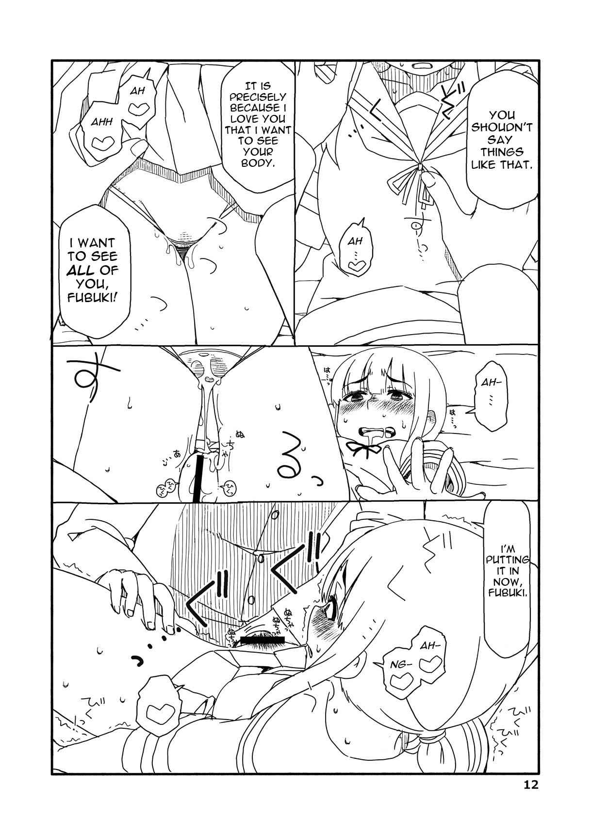 Finger Fubuki-chan ga Onna ni Naru Made Kai - Kantai collection Huge Boobs - Page 11