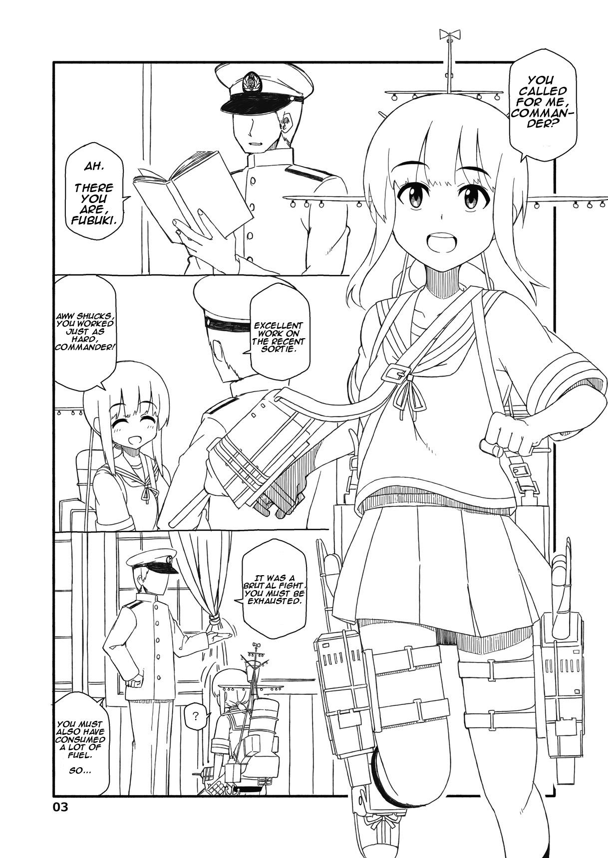 Rebolando Fubuki-chan ga Onna ni Naru Made Kai - Kantai collection Show - Page 2
