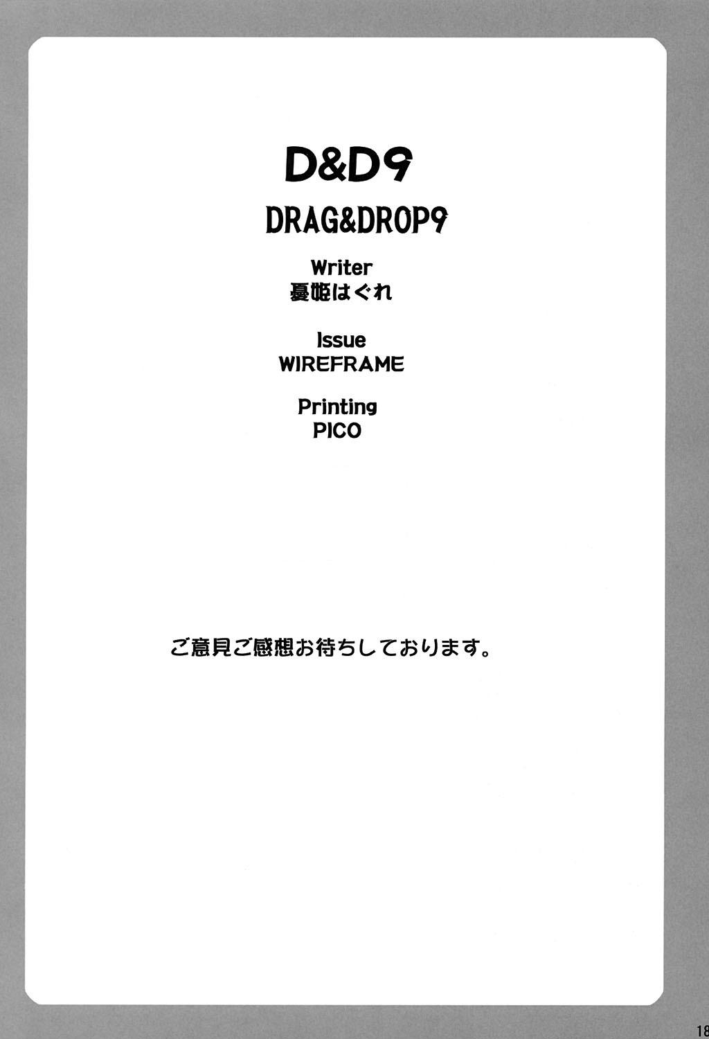 D&D9 DRAG&DROP 9 16