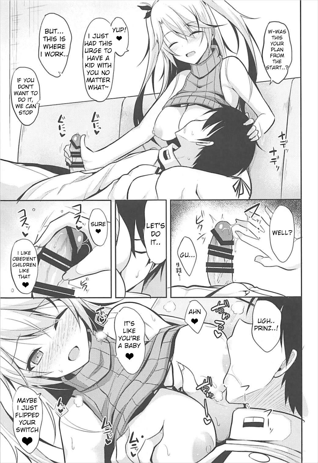 Point Of View Prinz to Kozukuri Jijou - Azur lane Gay Amateur - Page 8