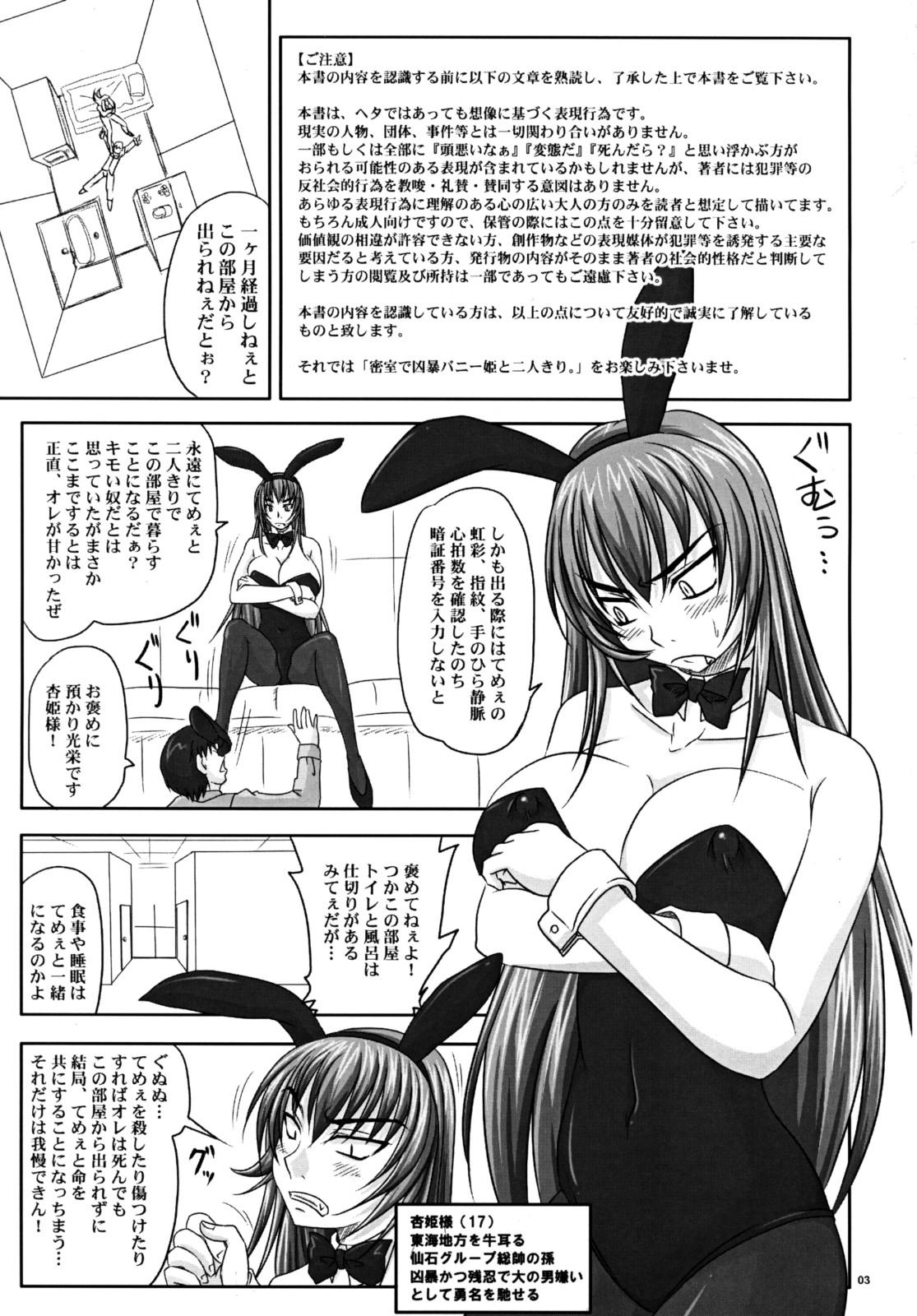 Misshitsu de Kyoubou Bunny Hime to Futarikiri. 1