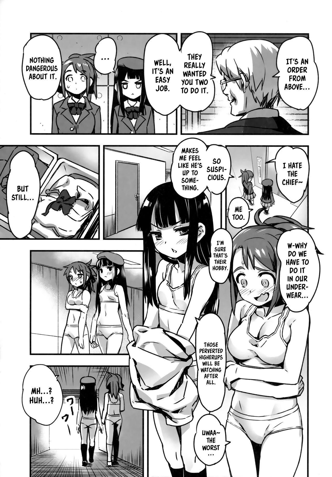 1080p Hadakahime Honoka San Kyodai Osubuta vs Chounouryoku Shoujo! Nudes - Page 9