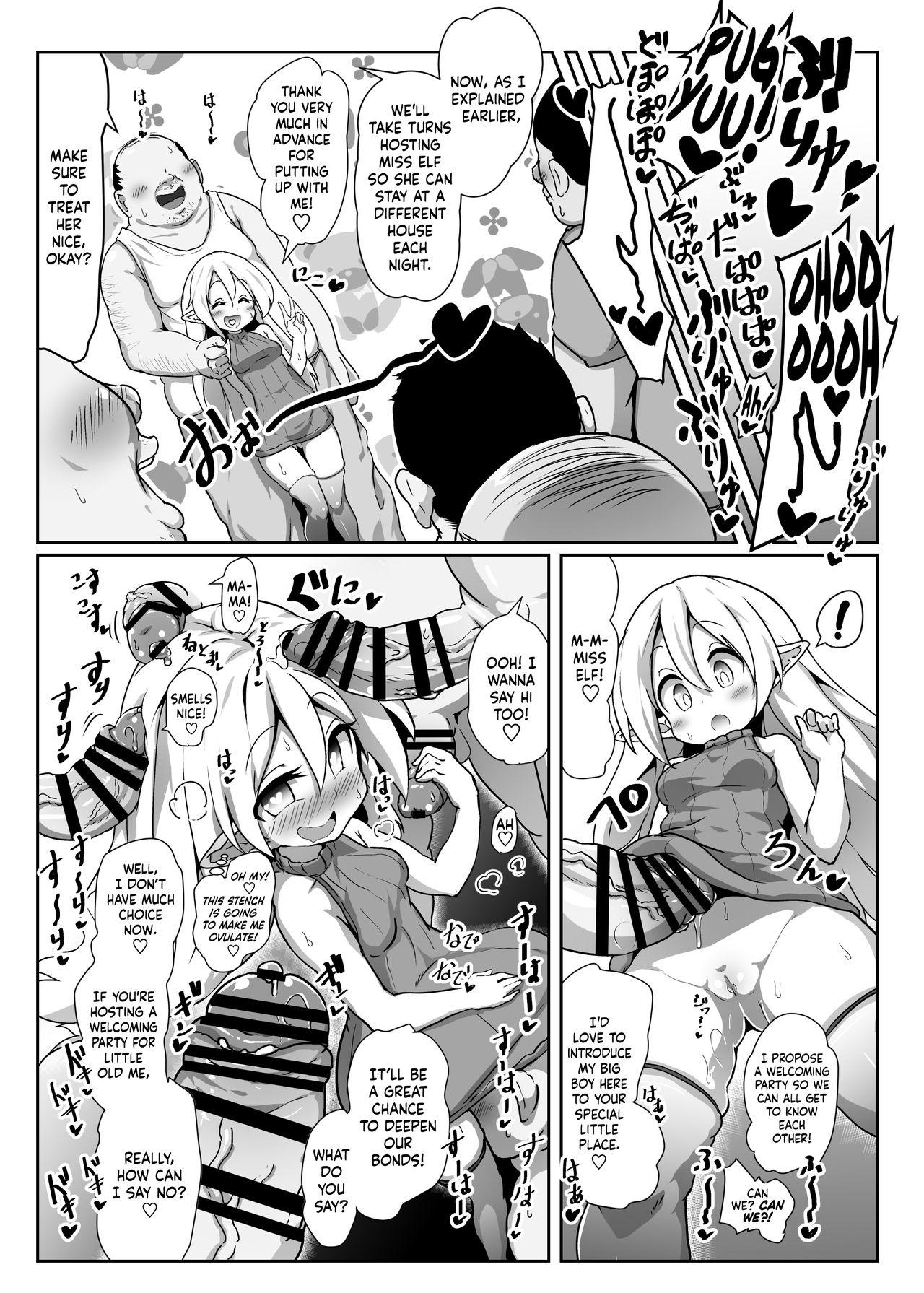 Oiled Inran Loli Elf-san no Tanetsuke Homestay | A Slutty Elf's Mating Abroad Doctor - Page 4