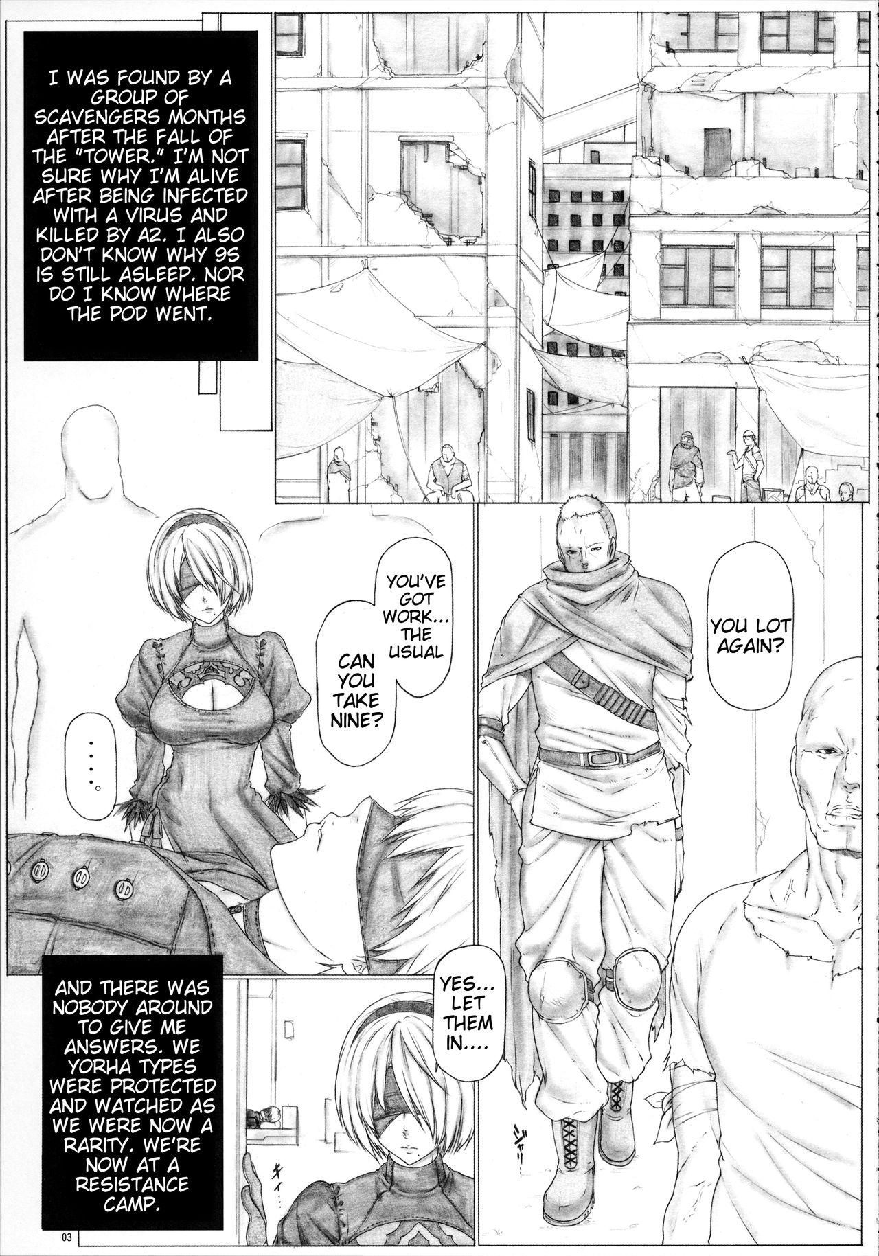 Gang Angel's stroke 100 IIB - Nier automata Femdom - Page 4