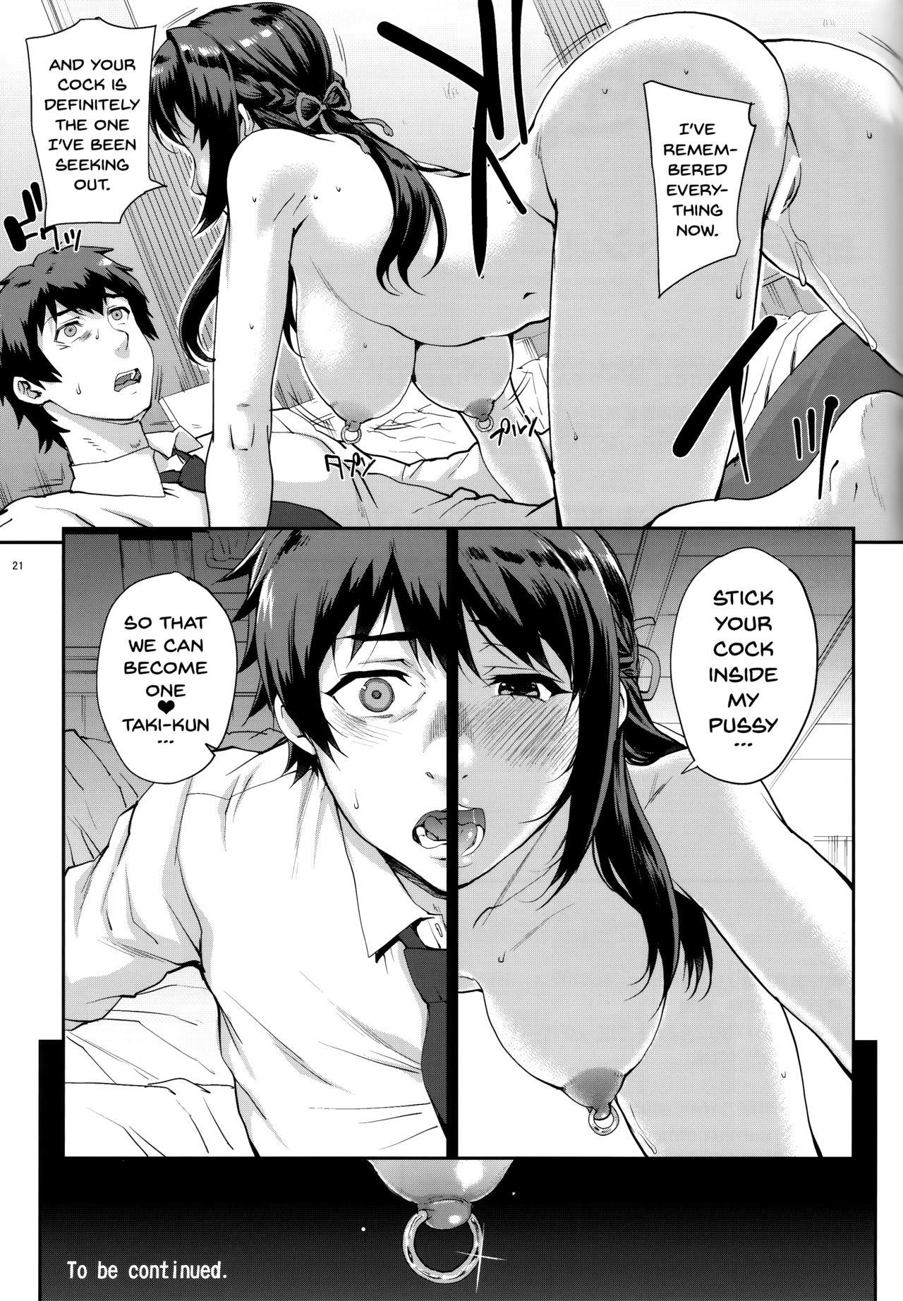 Black Girl Kimi no Janai. | I'm Not Yours - Kimi no na wa. Girlsfucking - Page 21