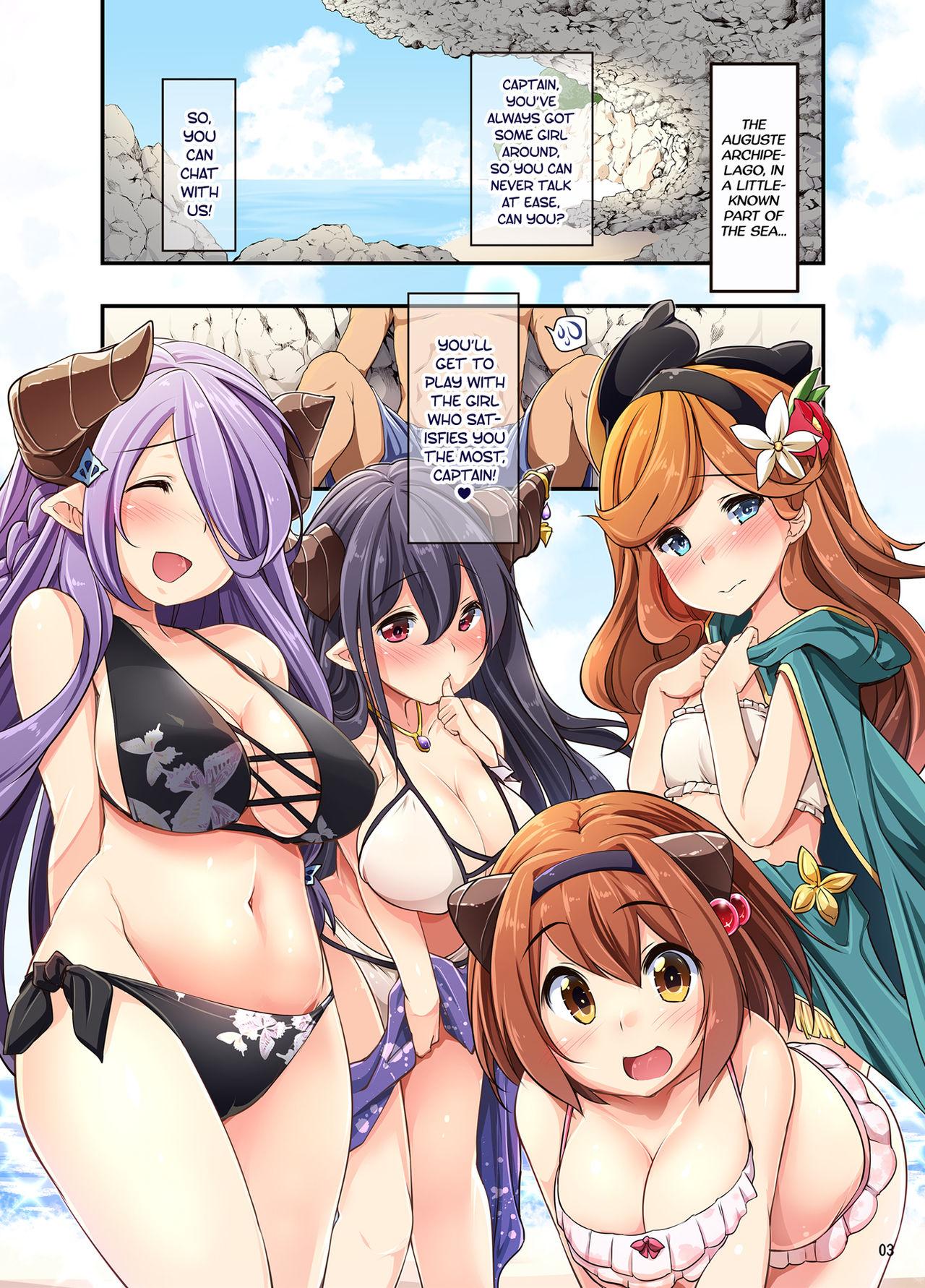 Japanese Auguste Temptation - Granblue fantasy Ass To Mouth - Page 3