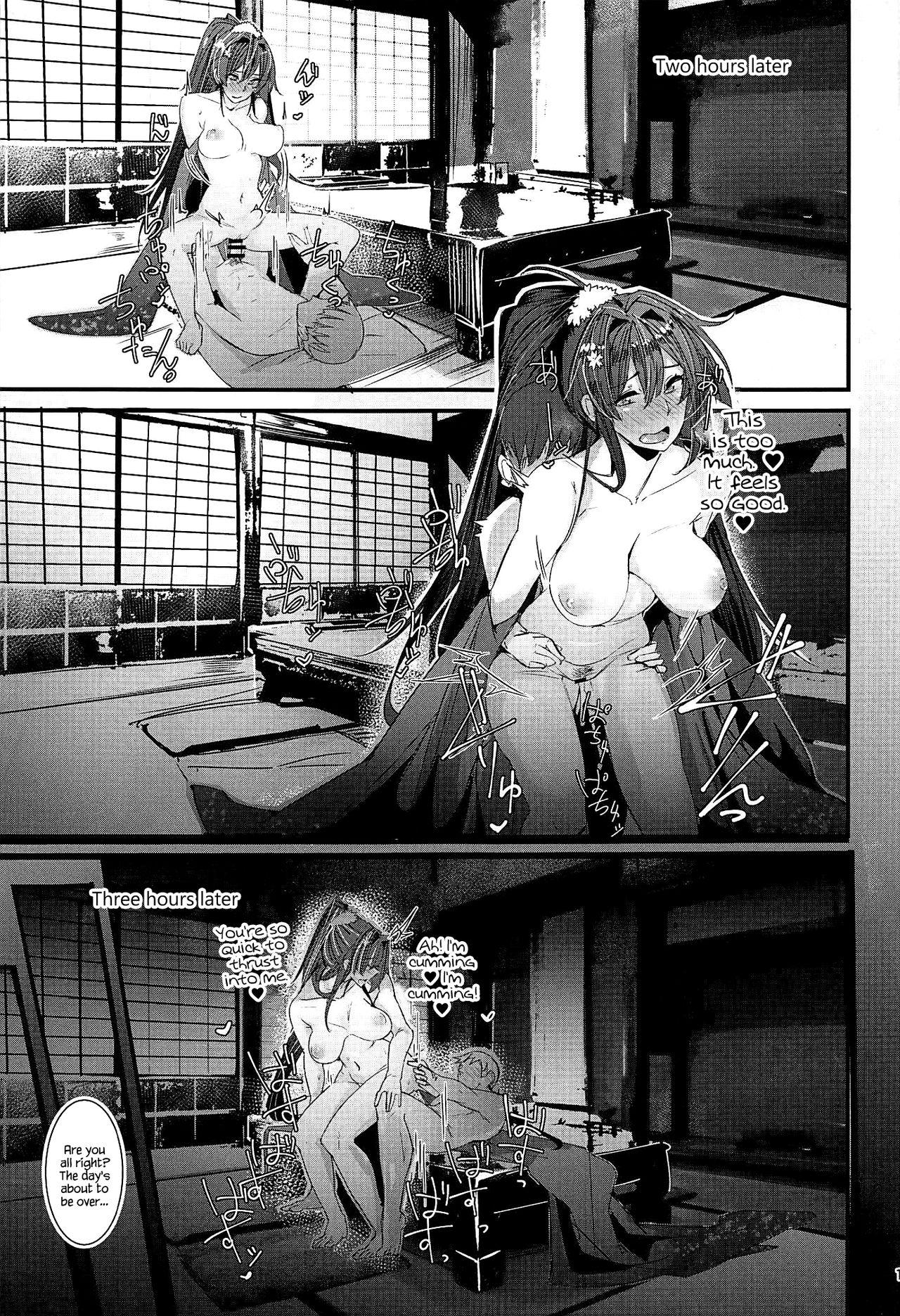Prostituta Yamato-san wa Se ga Takai. 4 - Kantai collection Blowjob Porn - Page 12